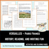 Versailles - Paris France - History, Fun Facts, Coloring P
