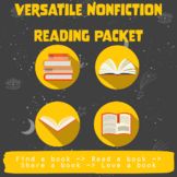 Versatile Nonfiction Independent Reading. Logs, Graphic Or