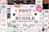 Versatile fonts for teachers /materials-resources Font bun