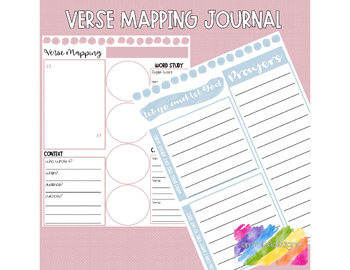 Preview of Verse Mapping Journal Planner