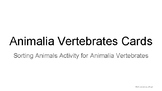 Vertebrate Animal Flashcards