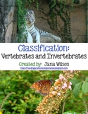 Vertebrate and Invertebrate Classification Unit