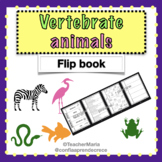 Vertebrate animals flip book