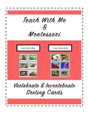 Vertebrate & Invertebrate Sorting Cards