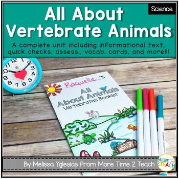 Preview of Classifying Animals: Vertebrates Unit {Great for Interactive Notebooks!}