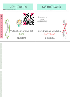 Animal Classification Flashcards With A Gap Fill Activity And A