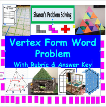 Preview of Vertex Form Word Problem and Vertex Form Matching