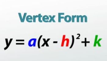 Preview of Vertex Form Worksheet (10 Q)