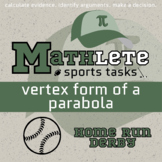 Vertex Form of a Parabola Printable & Digital Activity - B