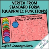 Vertex of Quadratic Functions Digital Scavenger Hunt