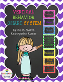 Vertical Behavior Chart System- Chalkboard