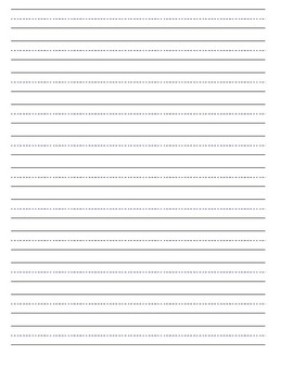 Vertical Lined Writing Paper, Various Sizes by Perfect Penmanship Shop