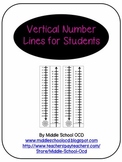 Vertical Number Lines for Students