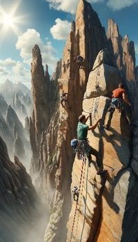 Preview of Vertical Ventures: Rock Climbing Poster