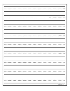 Vertical Writing Paper by Kimberly Dean | Teachers Pay Teachers