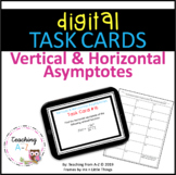 Vertical and Horizontal Asymptotes Task Cards use w Google