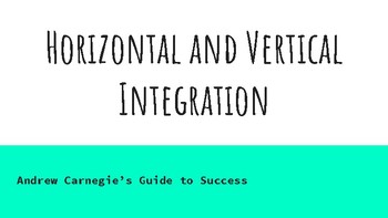 Preview of Vertical and Horizontal Integration Presentation