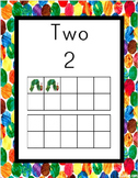 Very Hungry Caterpillar Ten Frame Numbers
