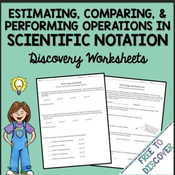 Preview of Scientific Notation Worksheets