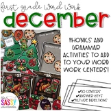 First Grade Word Work December