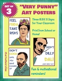 Very "Punny" Artist Posters for the Art Room: Frida, Dali 