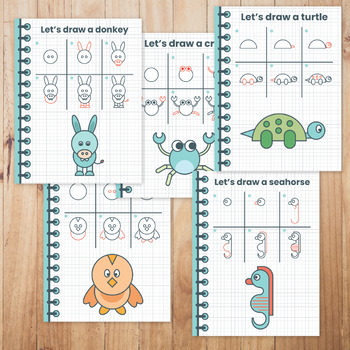 Here is an exciting way to draw animals with a number base. Drawing with  number makes it super fun and easy for the kids to learn drawing... |  Instagram
