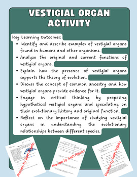 Preview of Vestigial Organ Activity
