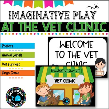 Preview of Vet Clinic- Dramatic Play 
