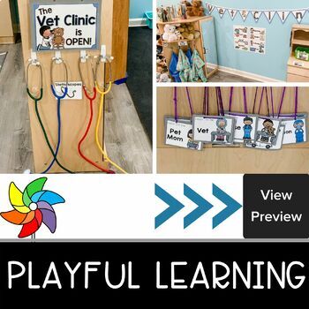 vet clinic dramatic play by play to learn preschool tpt