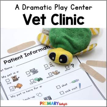 Preview of Vet Dramatic Play Center for Preschool and Kindergarten | Pet Doctor Center