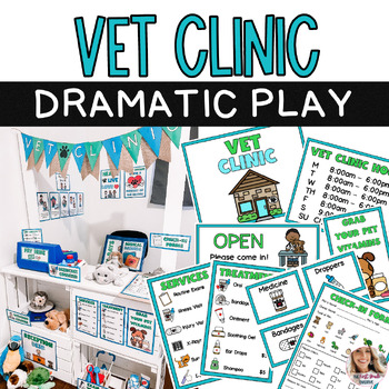Preview of Vet Clinic Dramatic Play Center
