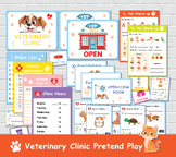 Vet Clinic Pretend Play, Printable Veterinary Dramatic Pla