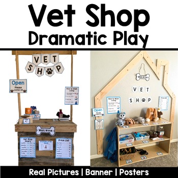 Preview of Vet Dramatic Play | Real Pictures