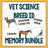 Vet Science Breed ID Memory Matching Bundle