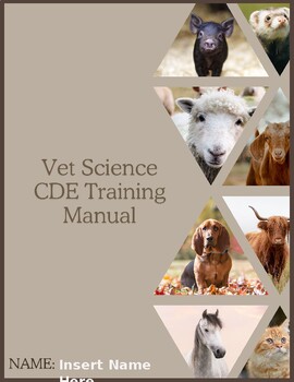 Preview of Vet Science CDE Digital Student Training Workbook