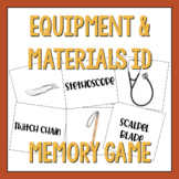 Vet Science Equipment and Materials Memory Matching Game
