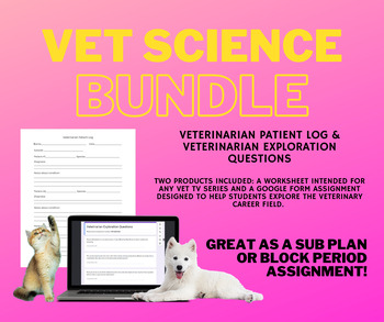 Preview of Vet Science Video and Activity Bundle