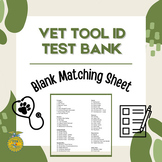 Vet Tool ID Test Bank List - Vet Science