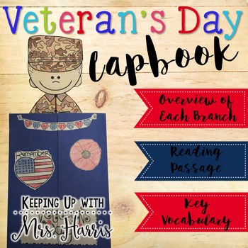 Preview of Veterans Day Activities - Lapbook