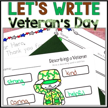 Veteran's Day Activities, Veteran's Day Writing, NO PREP | TpT