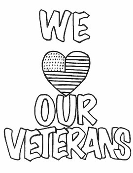 Veteran's Day Activity by LeCates Creates | TPT