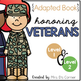 Veteran's Day Armistice Day Interactive Adapted Books for 