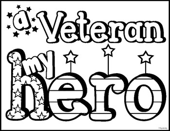 Veteran's Day Coloring Pages by Classroom Creations By Kristy | TpT