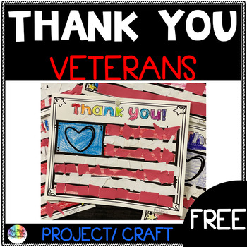 Preview of Veterans Day Craft; Project