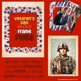 Veteran's Day Photo Frames - Border Writing Paper - Post c