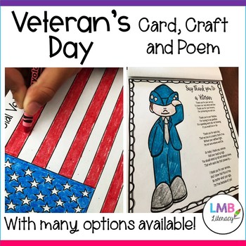 Preview of Veteran's Day Card and Poem