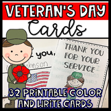 Veteran's Day Cards | Thank You Cards | Veteran's Day Writing