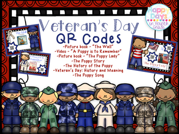 Preview of Veteran's Day QR Codes