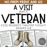 Veteran's Day Reader's Theater CCSS Toolkit for Grades 4-8