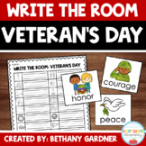 Veteran's Day - Remembrance Day - Write the Room Activity 